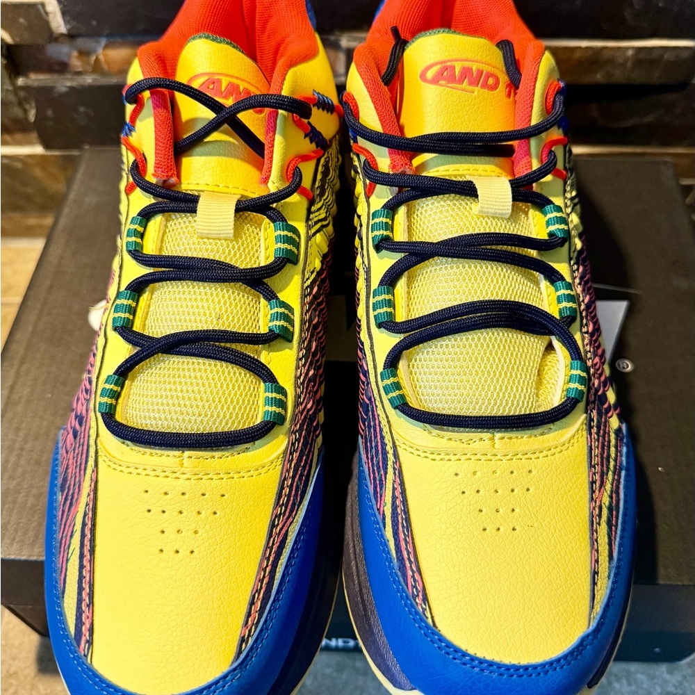 AND 1 Basketball Shoes Men's Size 9 Explosive T AD90190MYDG New FAST SHIPPING - Picture 3 of 6